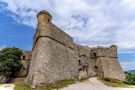 Fort de Mont Alban fortress Esterel massif Niceのeditorial素材