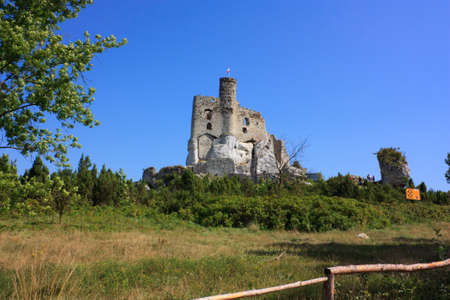 old stronghold Mirow in Polandのeditorial素材