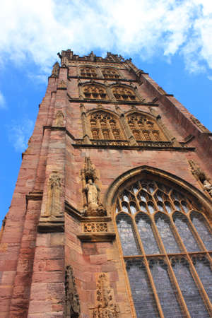 medieval cathedra in Taunton, Somerset in UKの写真素材