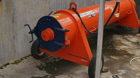 carpet wash machine expressの写真素材