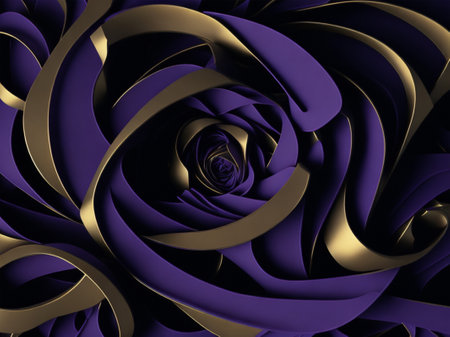 Abstract fractal. Fractal art background for creative design. Decoration for wallpaper, desktop, poster, cover booklet. Print for clothes, t-shirt. Creative illustration for designの素材