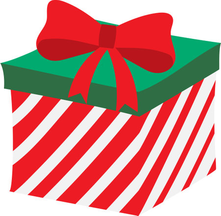 Gift box vector in christmas and new yearのイラスト素材