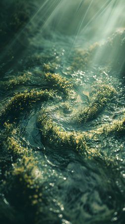 Murky whirlpool wave patternの素材