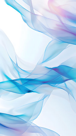 abstract gradient blue background with smooth linesの素材