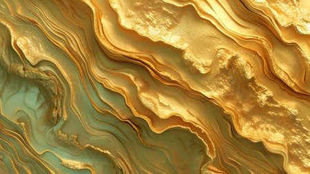 golden abstract background with marble textureの素材
