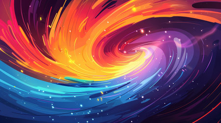 abstarct twister background, space conceptの素材