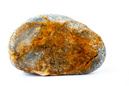 stone with on orange pattern
