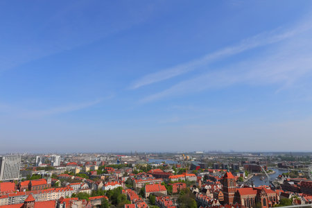 A panorama of the historic and modern city