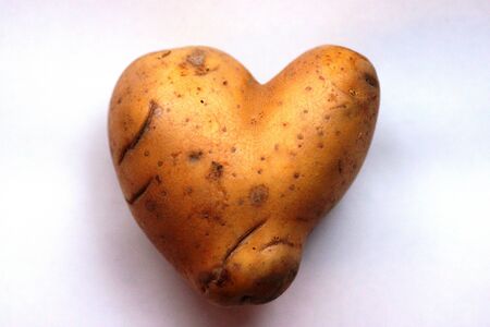 Heart Potatoの写真素材
