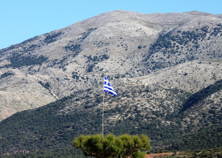 Greek mountainsの写真素材