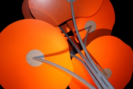 Orange Light-Decorationの写真素材