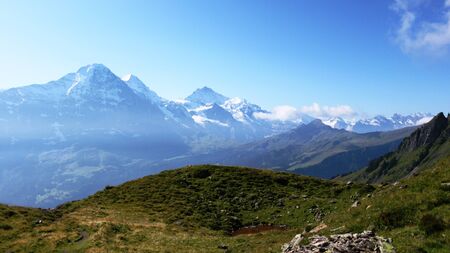 Eiger, Mönch and Jungfrauの写真素材