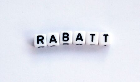 letter cubesの写真素材