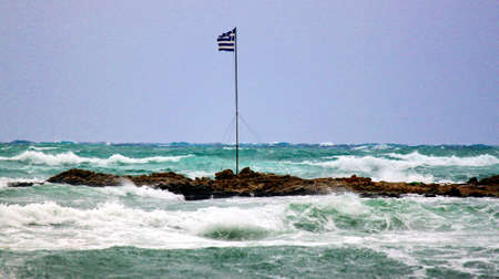 The Wrath of Poseidonの写真素材