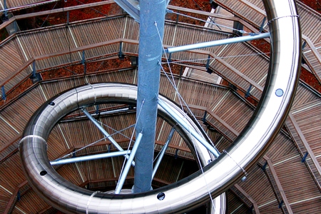 Spiral runningの写真素材