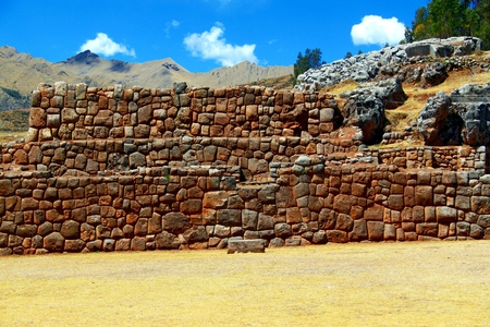 Chinchero in the Peruvian Andesの写真素材
