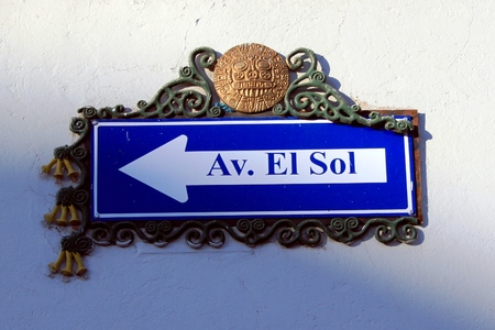 Road of the sunの写真素材