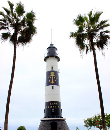 Lighthouse of Limaの写真素材
