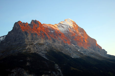 The Eiger in the evening light
