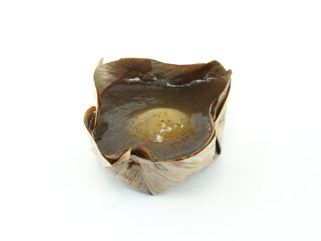 Chinese pastry Chinese language called nian gao, kind of Chinese sweetmeat steamed in a basket....