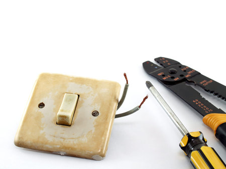 Repair old Switch for turning on and off lights in home