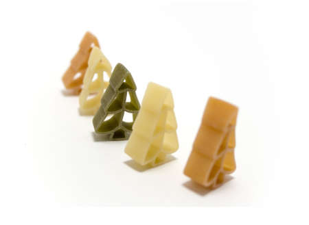 Foresta di alberi fatti di pastaの写真素材