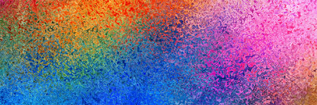 Colorful abstract banner with tonal and color transitions and shapes.の写真素材