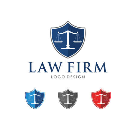 this is vector icon design illustration. Perfectly for branding like law firm business, attorney, advocate, court justice and everything related.のイラスト素材