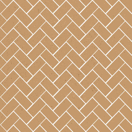 brown textured brick vector seamless pattern templateのイラスト素材