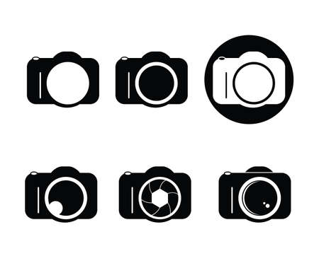 Camera icon vector design template.のイラスト素材