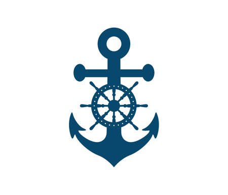 nautical navy cruise designのイラスト素材