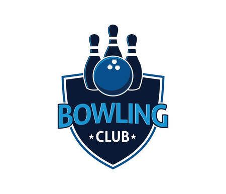 Bowling sport icon image illustrationのイラスト素材