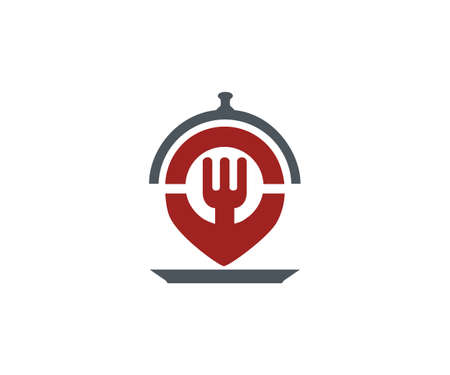food restaurant cafe vector sign icon logo design templateのイラスト素材