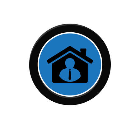 job professional house icon vector logo design templateのイラスト素材