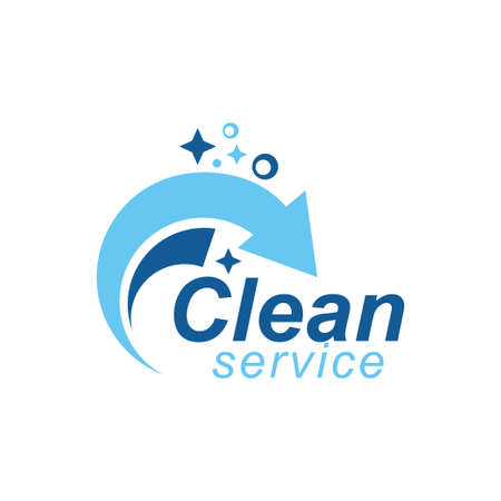 water pressure washing and cleaning service vector logo design templateのイラスト素材