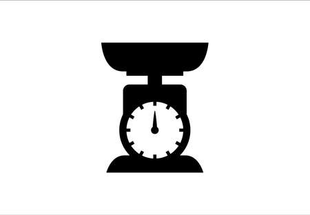 kitchen weight scale icon. simple vector illustrationのイラスト素材