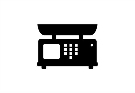 kitchen weight scale icon. simple vector illustrationのイラスト素材
