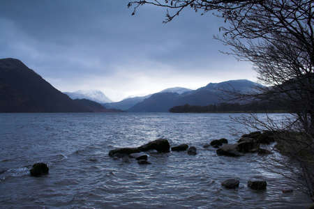 Ullswater in the Lake District National Park, in Cumbria, England.の写真素材