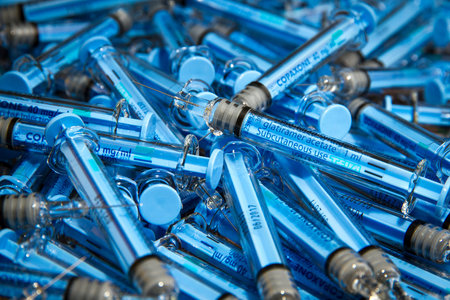Used MS Medication Needles