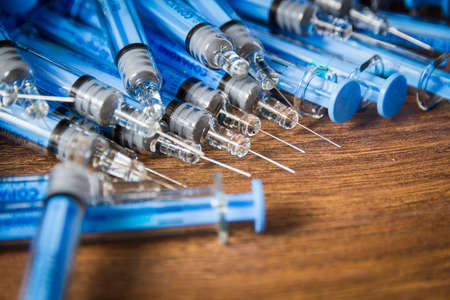 Used MS Medication Needlesのeditorial素材