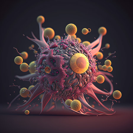 Coronavirus 2019-nCoV. 3d renderingの素材