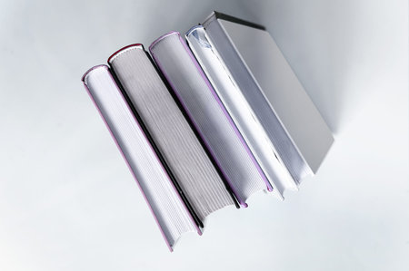 books close-up on a light background