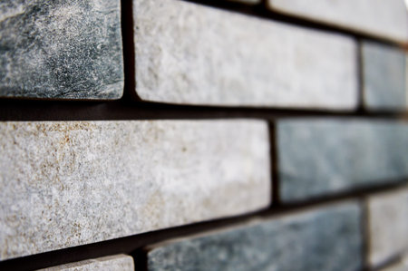 wall of dark and light bricks