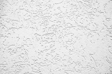 Light wall close up. Abstract background of painted light wall. Concrete light wall background.の写真素材