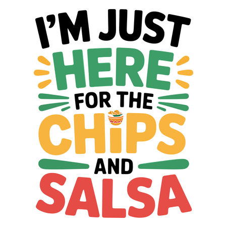 I'm just here for the Christmas sales. Typography poster designのイラスト素材