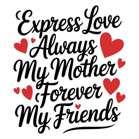 Romantic hand drawn lettering for Valentines Day. Vector illustration.のイラスト素材