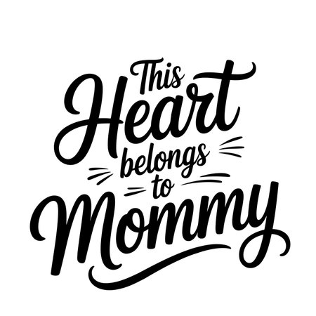 The best mom in the world - hand lettering inscription to mothers dayのイラスト素材