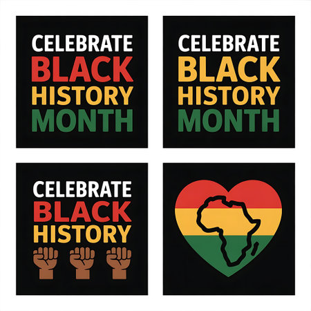 Black lives matter. Vector illustration. Design elements for poster, card, banner.の素材