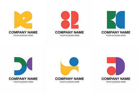 company logo icon element template alphabet letter p logo business corporate vector iconの素材