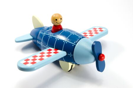 Wooden Toy Aeroplaneの写真素材